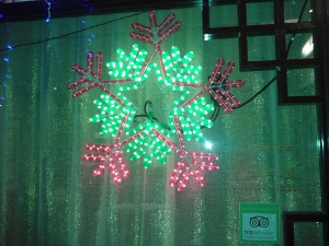An electric snowflake that doesn't have six legs