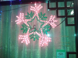 An electric snowflake that doesn't have six legs